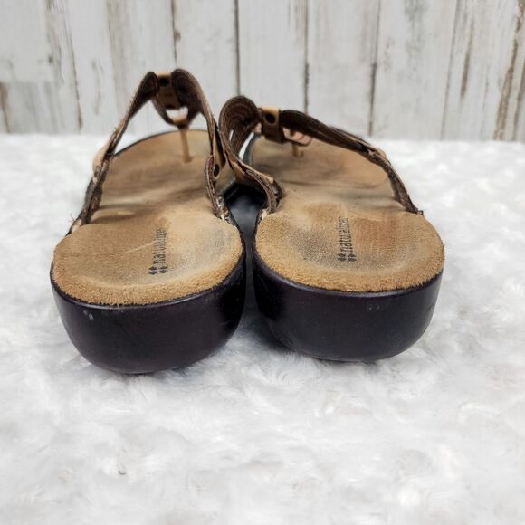 Naturalizer Theyer Leather Sandals Brown Size 8 - Picture 5 of 10